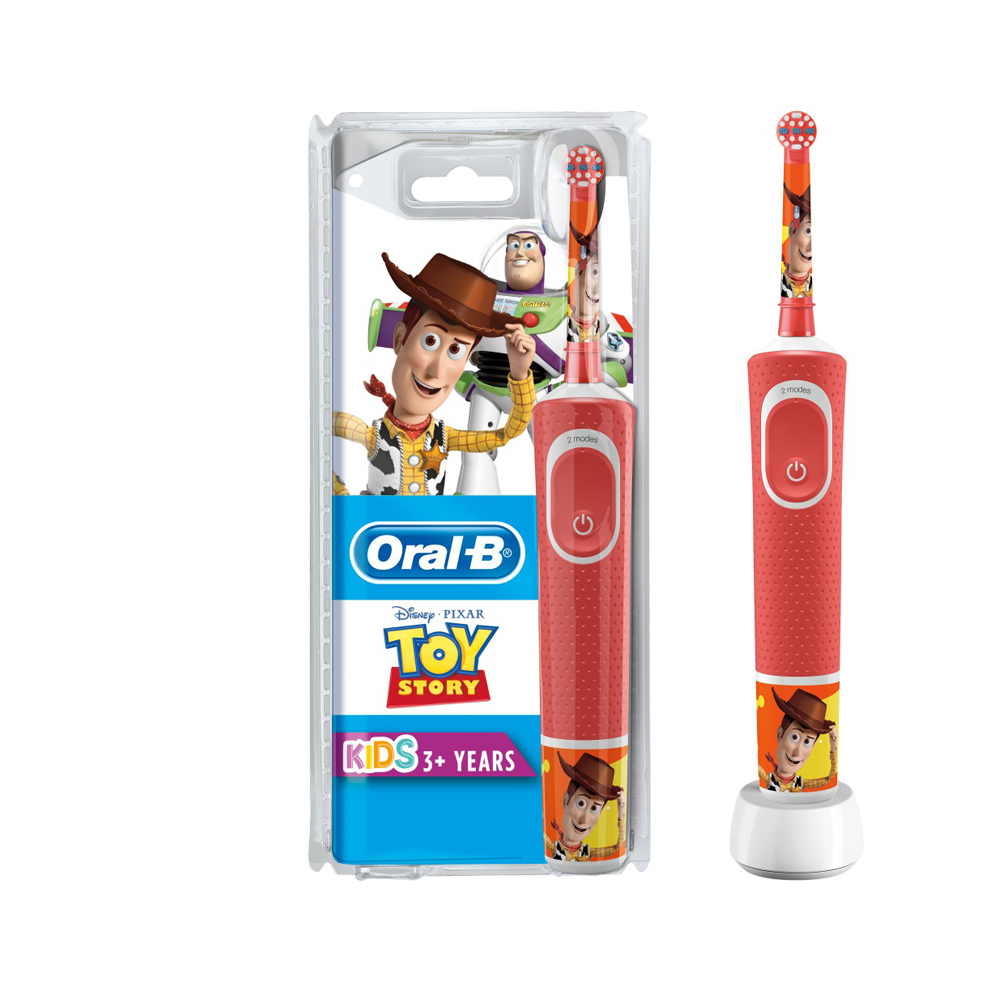 фото Зубная щетка электрическая braun oral-b vitality kids история игрушек (d100.413.2k)