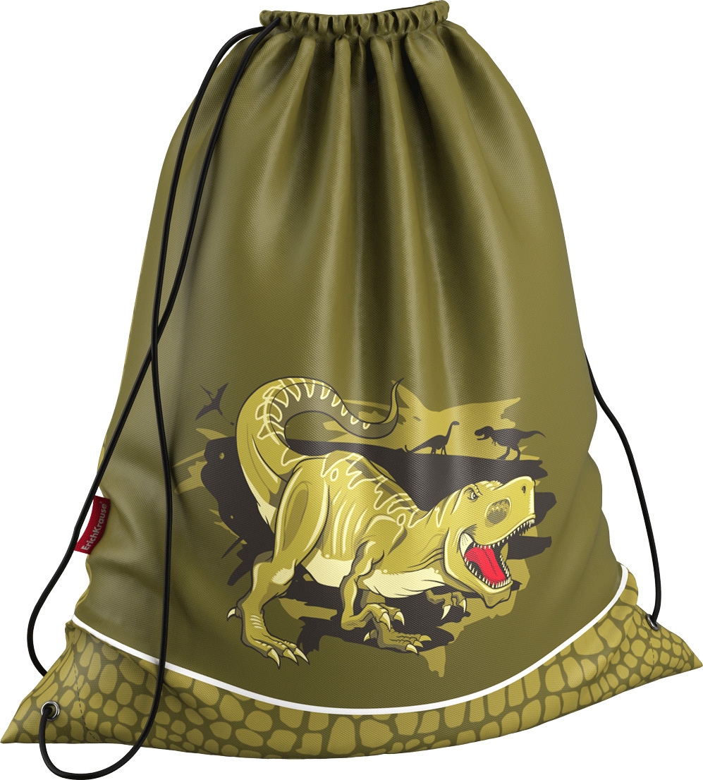 

Мешок для обуви ErichKrause Dinosaurs, Зеленый