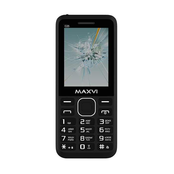 фото Мобильный телефон maxvi c25 black