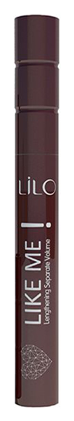 Тушь для ресниц LiLo Like Me! Lengthening Separate Volume чёрная, 7 г