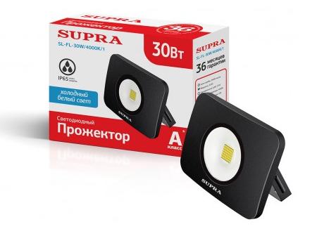 фото Прожектор led 30w 4000k ip65 sl-fl supra 44303