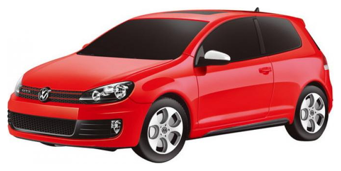 

Радиоуправляемая машинка Rastar Volkswagen Golf GTI 1:24 Ккрасная