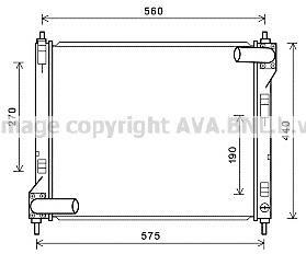 

Радиатор Ava DN2354
