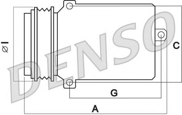 фото Компрессор кондиционера denso dcp05078