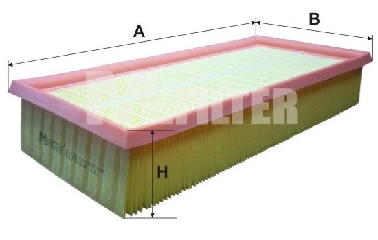 

Фильтр воздушный MFILTER K 178