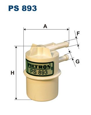 фото Фильтр топливный filtron ps893