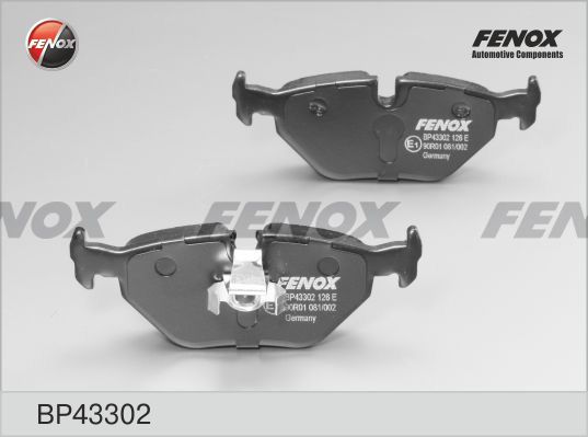 

Комплект тормозных колодк FENOX BP43302