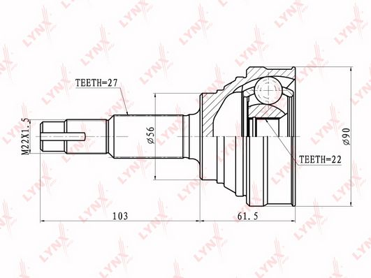 

Шрус LYNXauto CO-5721