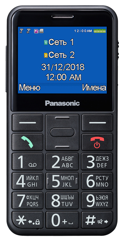 фото Мобильный телефон panasonic kx-tu150 black