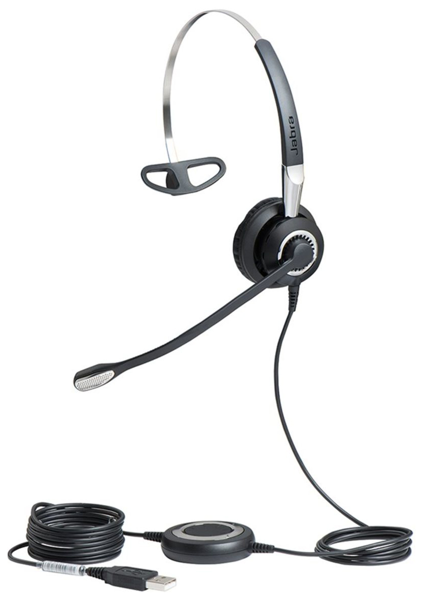 фото Проводная гарнитура jabra biz 2400 ii mono usb ms 3-1 2496-823-209 (black)