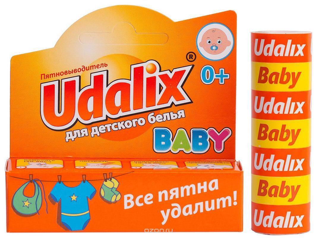 Пятновыводитель-карандаш для детского белья Udalix Baby, 35 г