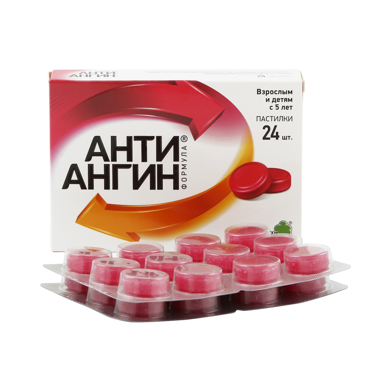 фото Анти-ангин формула пастилки 24 шт. natur produkt