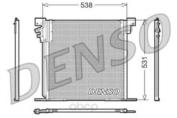 фото Радиатор кондиционера 538x531 denso dcn17030