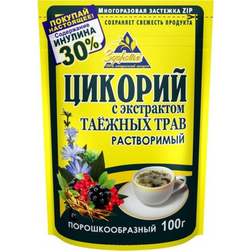 Цикорий Здоровье таежные травы 100 г 144₽