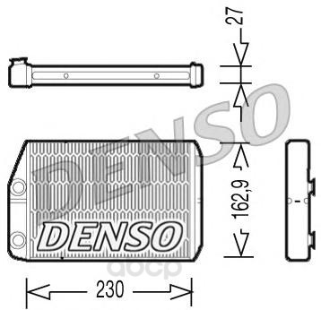 Радиатор охлаждения двигателя DENSO DRR09034