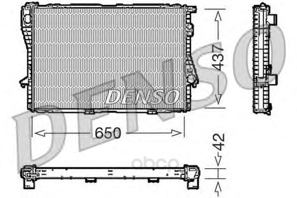 

Радиатор охлаждения двигателя DENSO DRM05068