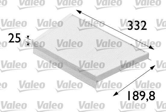 фото Фильтр воздушный салона valeo 698700