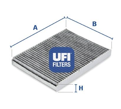 фото Фильтр воздушный салона ufi 54.109.00