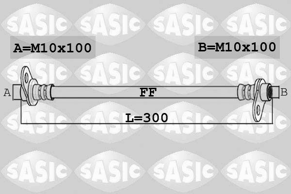 Шланг тормозной системы SASIC 6600062