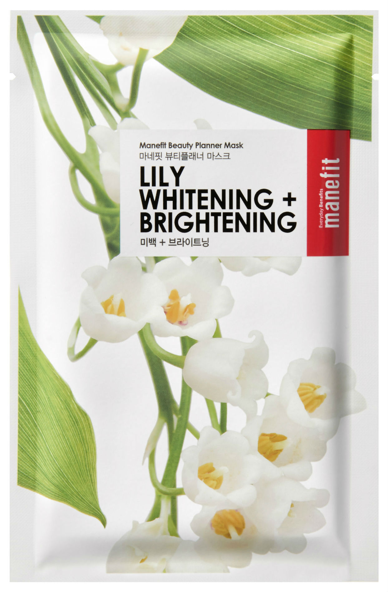 фото Маска для лица manefit beauty planner lily whitening and brightening mask 20 мл