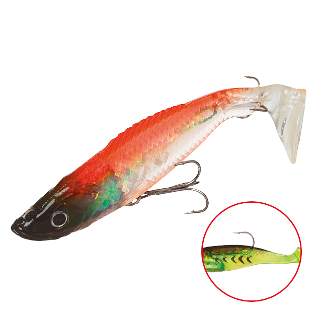 

Силиконовая приманка Mikado Crystal Fish WXH-59 100 мм, 82, 2 шт., Crystal Fish WXH-59