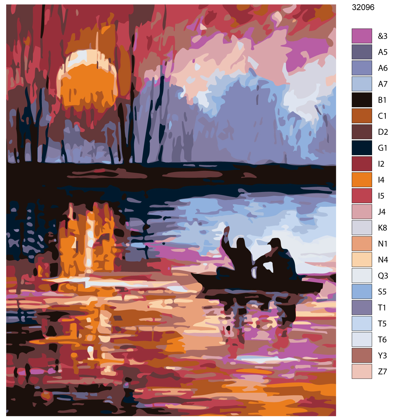 

Картина по номерам, 40 x 50, KTMK-32096, KTMK-32096