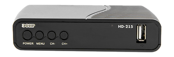 фото Dvb-t2 приставка сигнал эфир hd-215 black