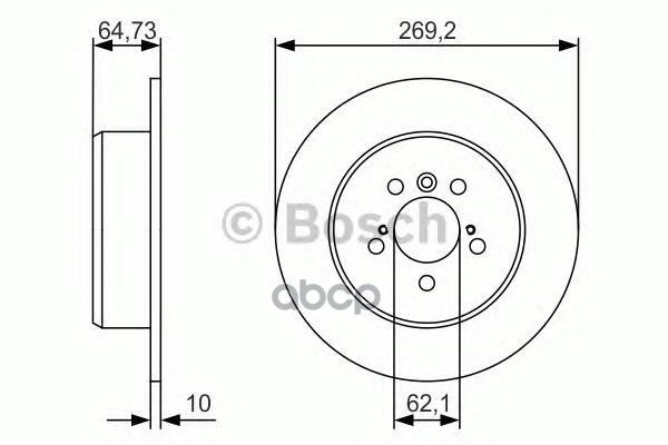 фото Тормозной диск bosch 0986479r00