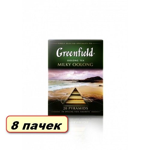 Чай зеленый в пирамидках Greenfield Milky Oolong коробка 8 шт по 36 г