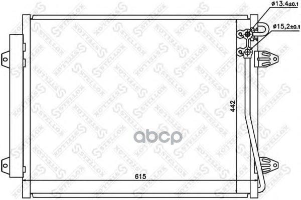 

Радиатор кондиционера Stellox 1045164SX