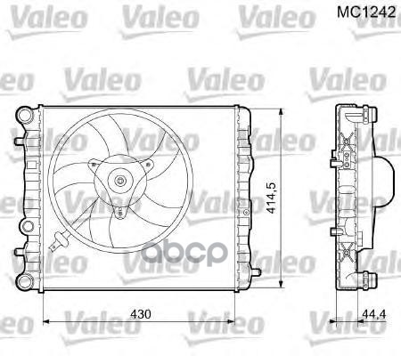 

Радиатор охлаждения Valeo 733062