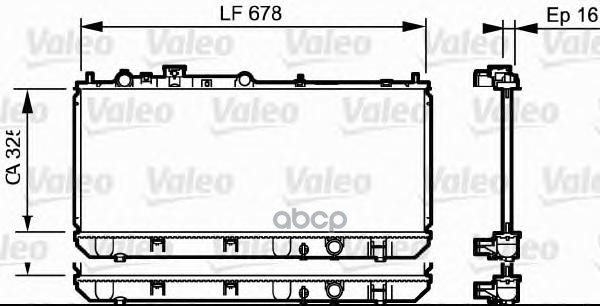 

Радиатор охлаждения Valeo 734123