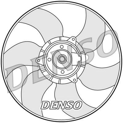 

Вентилятор охлаждения двигателя DENSO DER23001