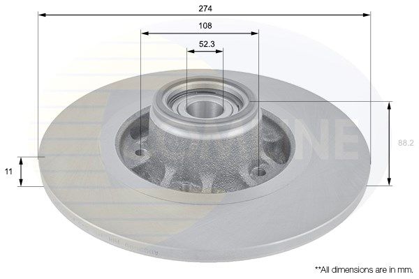 

Тормозной диск COMLINE ADC3009