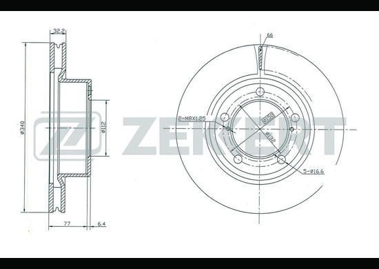 

Тормозной диск ZEKKERT BS-5440