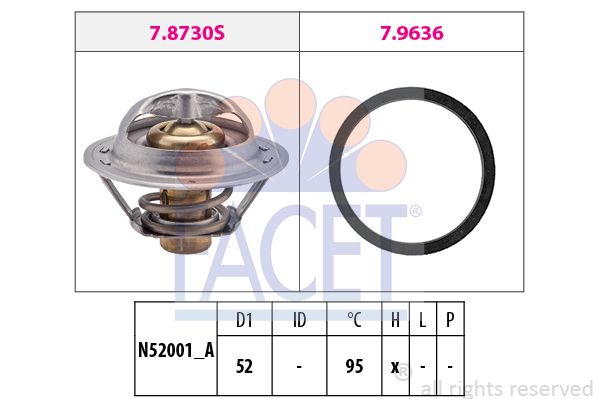 Термостат FACET 7.8730