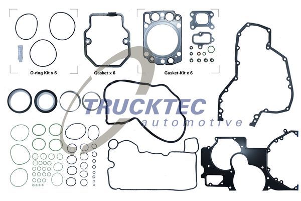 фото Комплект прокладок головки блока цилиндра trucktec automotive 05.10.031