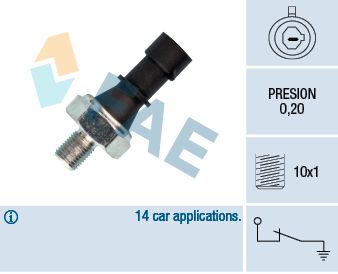 фото Датчик давления масла fae 12438