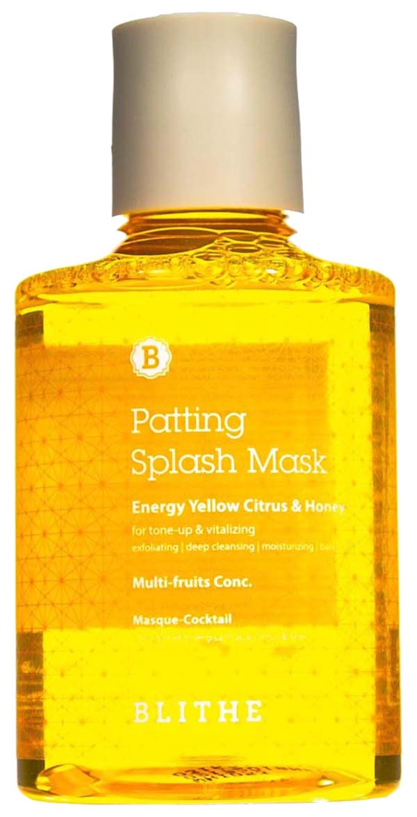 фото Маска для лица blithe energy yellow citrus and honey patting splash mask