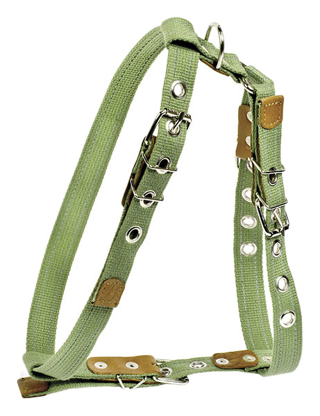 

Шлейка для собак Collar, брезентовая, для средних пород, зеленая, 68-80 см x 25 мм, Зеленый