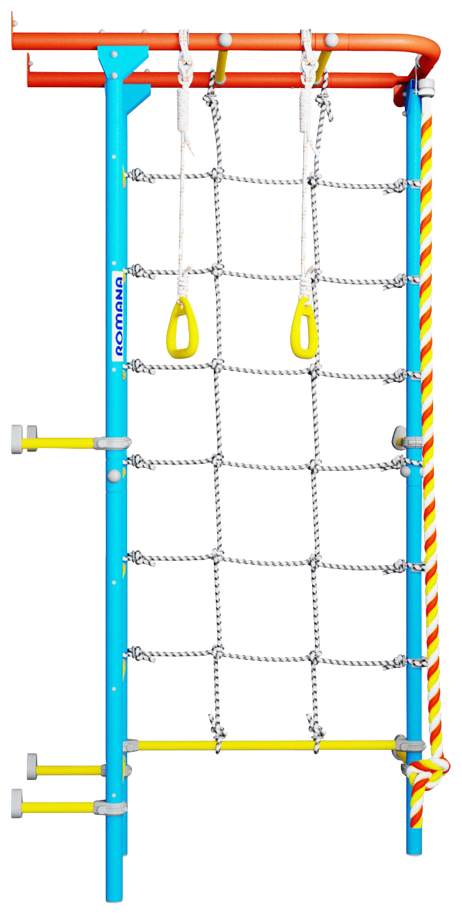 Шведская стенка Romana Karusel S4 ДСКМ-3С-7.06.410.03-69 Красный/Голубой