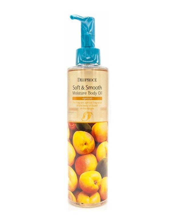 фото Масло для тела deoproce soft & smooth moisture body oil apricot 200ml