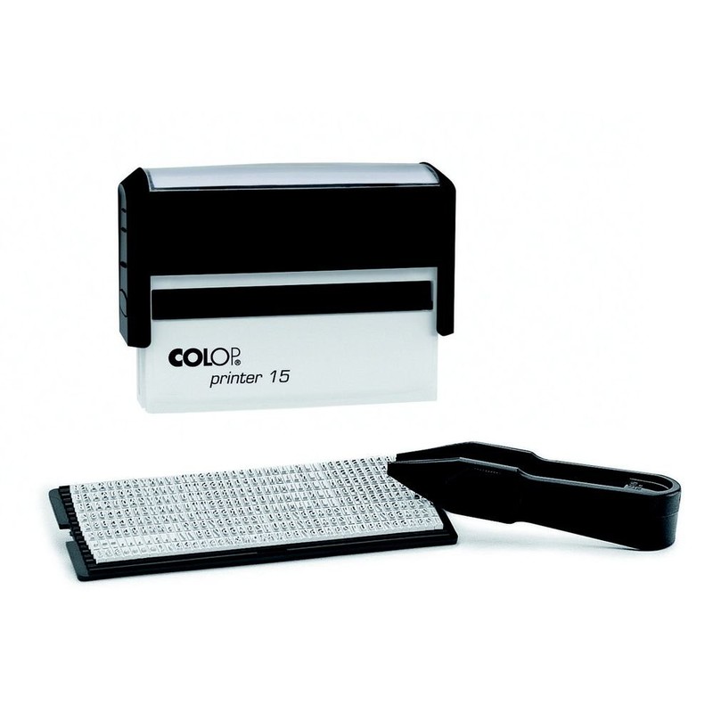 Штамп самонаборный Colop Printer 15-Set пластиковый 2 строки