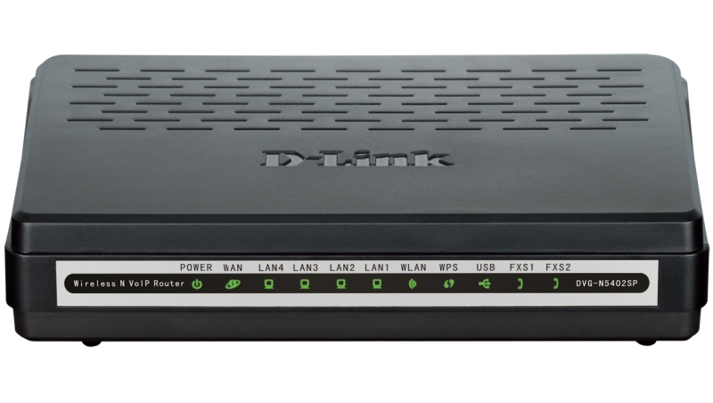 

Wi-Fi роутер D-Link DVG-N5402SP/2S1U Black, DVG-N5402SP/2S1U