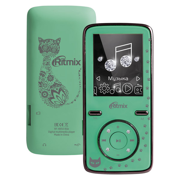 фото Портативный медиаплеер ritmix rf-4850 8gb mint