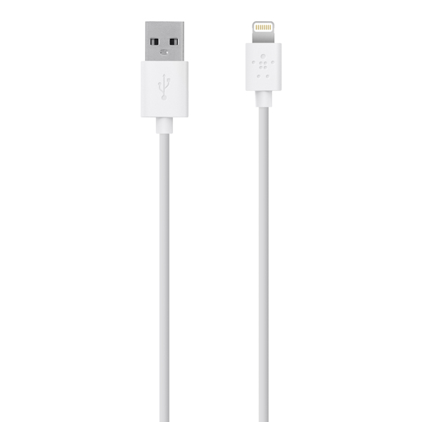 фото Кабель belkin f8j023bt2m lightning 2м white