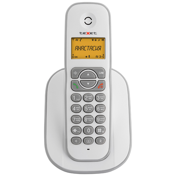 фото Телефон dect texet тх-d4505a white/grey