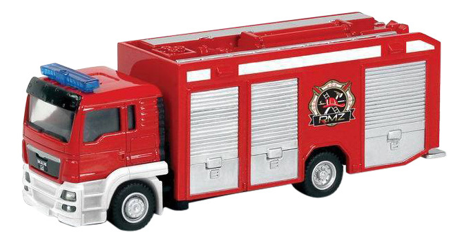 Машина пожарная металлическая Uni-Fortune MAN 1:64 uni fortune машина металлическая пожарная