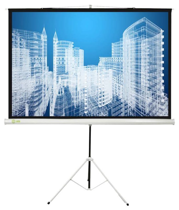 Экран для видеопроектора Cactus Triscreen CS-PST-104x186 Белый