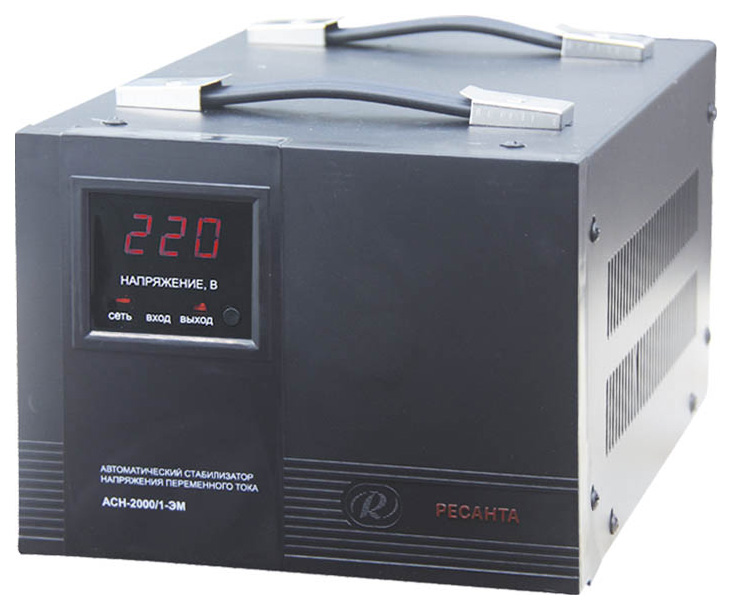 

Однофазный стабилизатор Ресанта ACH-2000/1-ЭМ, aCH-2000/1-ЭМ